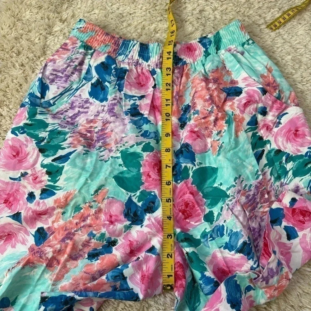Vintage Sea Sun Womens Floral Shorts size Large - Picture 10 of 10